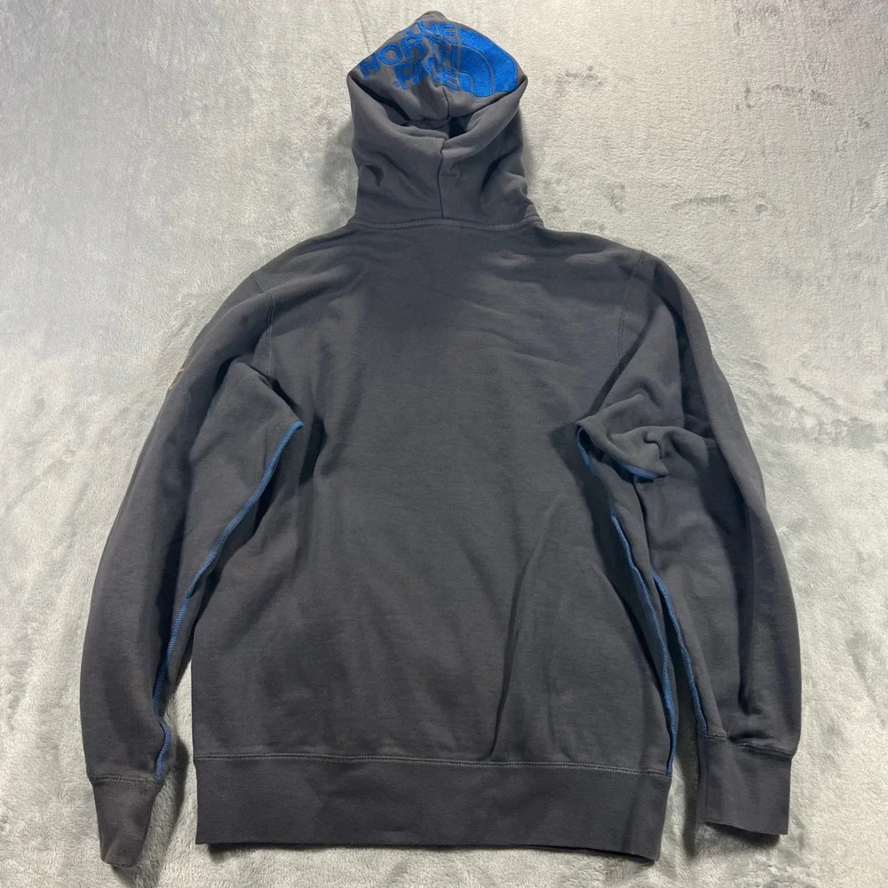 The North Face Full Zip Hoodie Mens Medium‎ Grey Blue LinkedIn Investigations